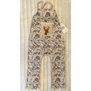 NWT Adorable Boutique Camo Overalls by LittleMonkeysCloset w/ Adjustable Straps